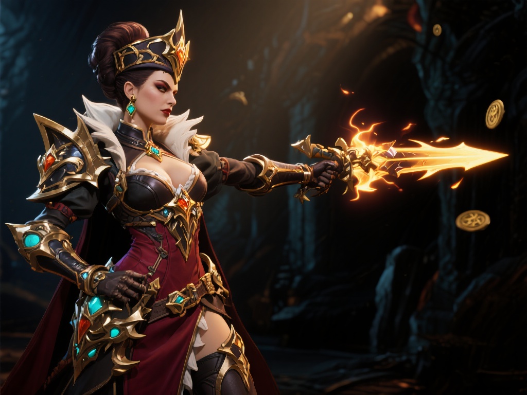 装备搭配：输出与生存并重
赏金女王以高爆发输出著