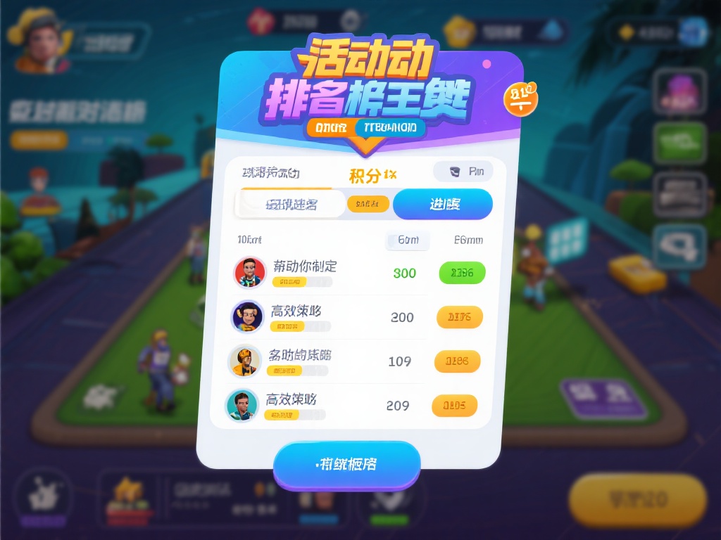 定期查看排名与进度
活动通常设有在线积分榜，玩家